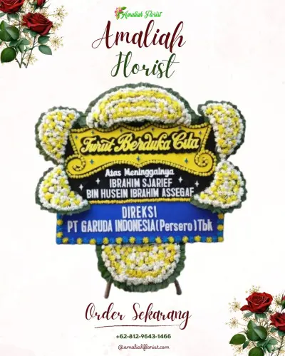Papan Bunga Duka di Wotgalih