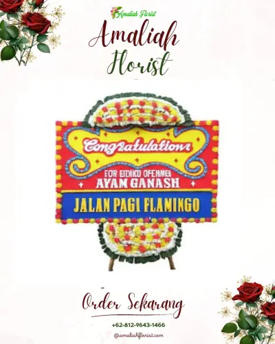 Bunga Papan Congratulation di Wotgalih